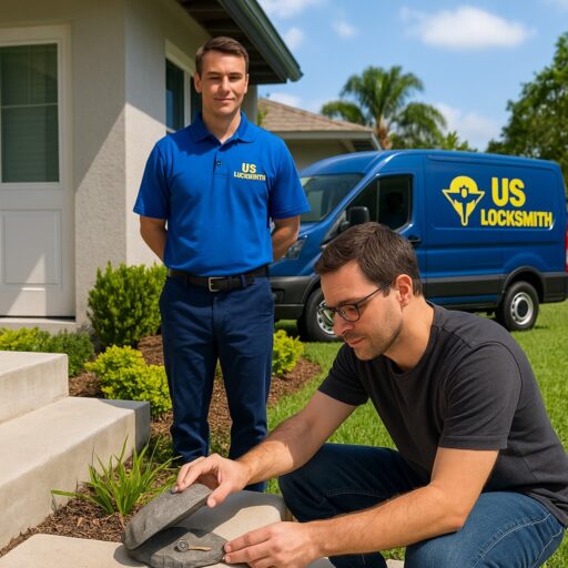Smart hiding spots for a spare house key — US Locksmith South Florida security tips